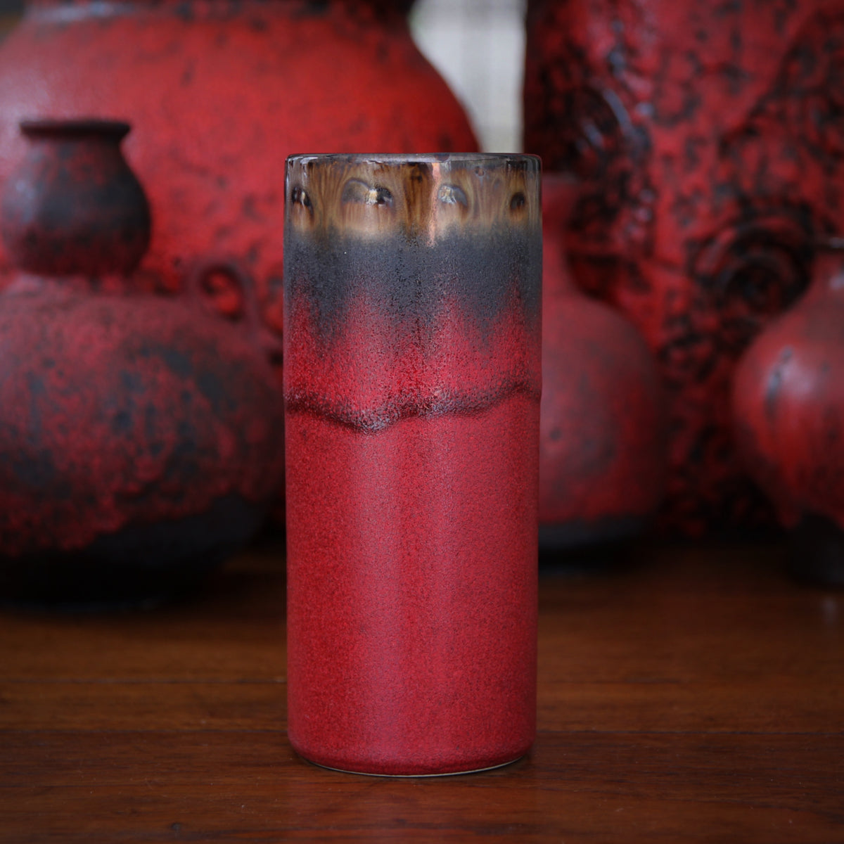 Microcrystalline Cylinder Vase