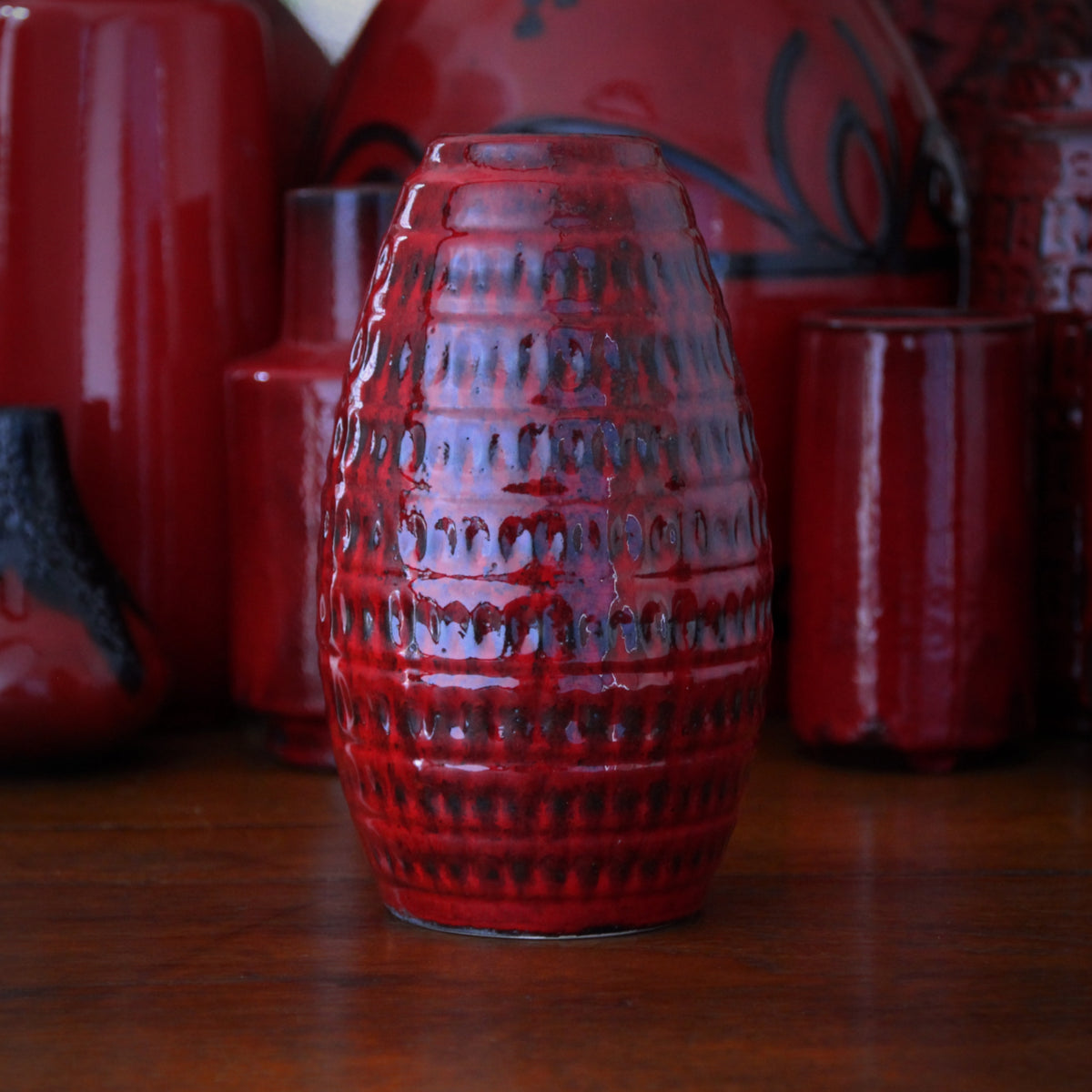 Textured Egg-Form Vase
