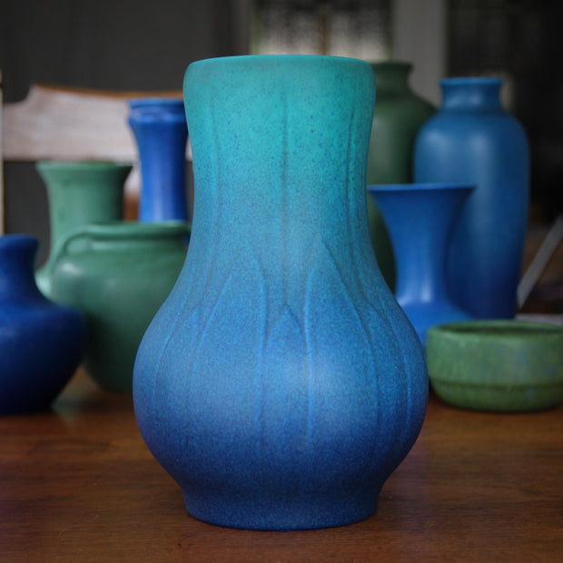 English Lotus Leaf Vase