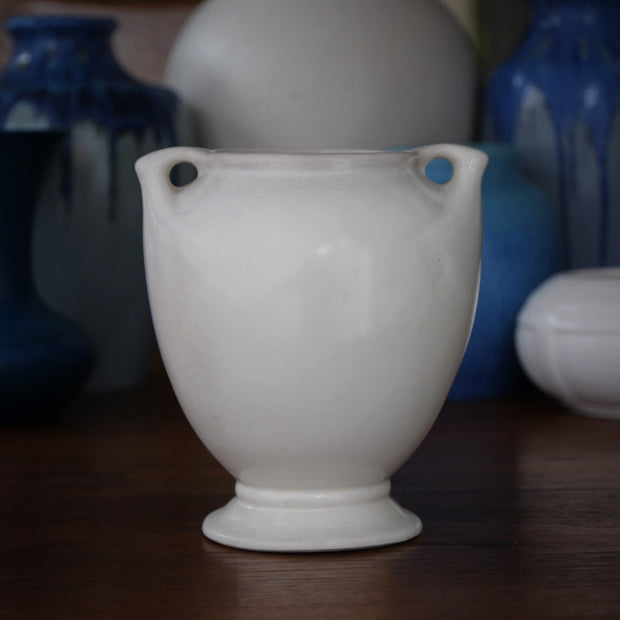 White Nouveau Vase