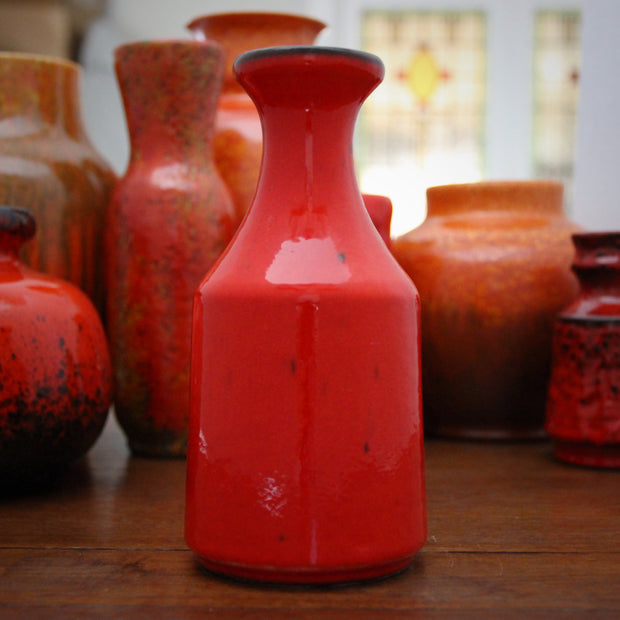 Orange "Freckled" Vase