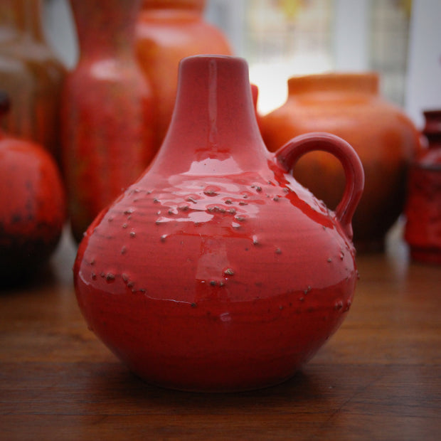 Textured Orange Jug