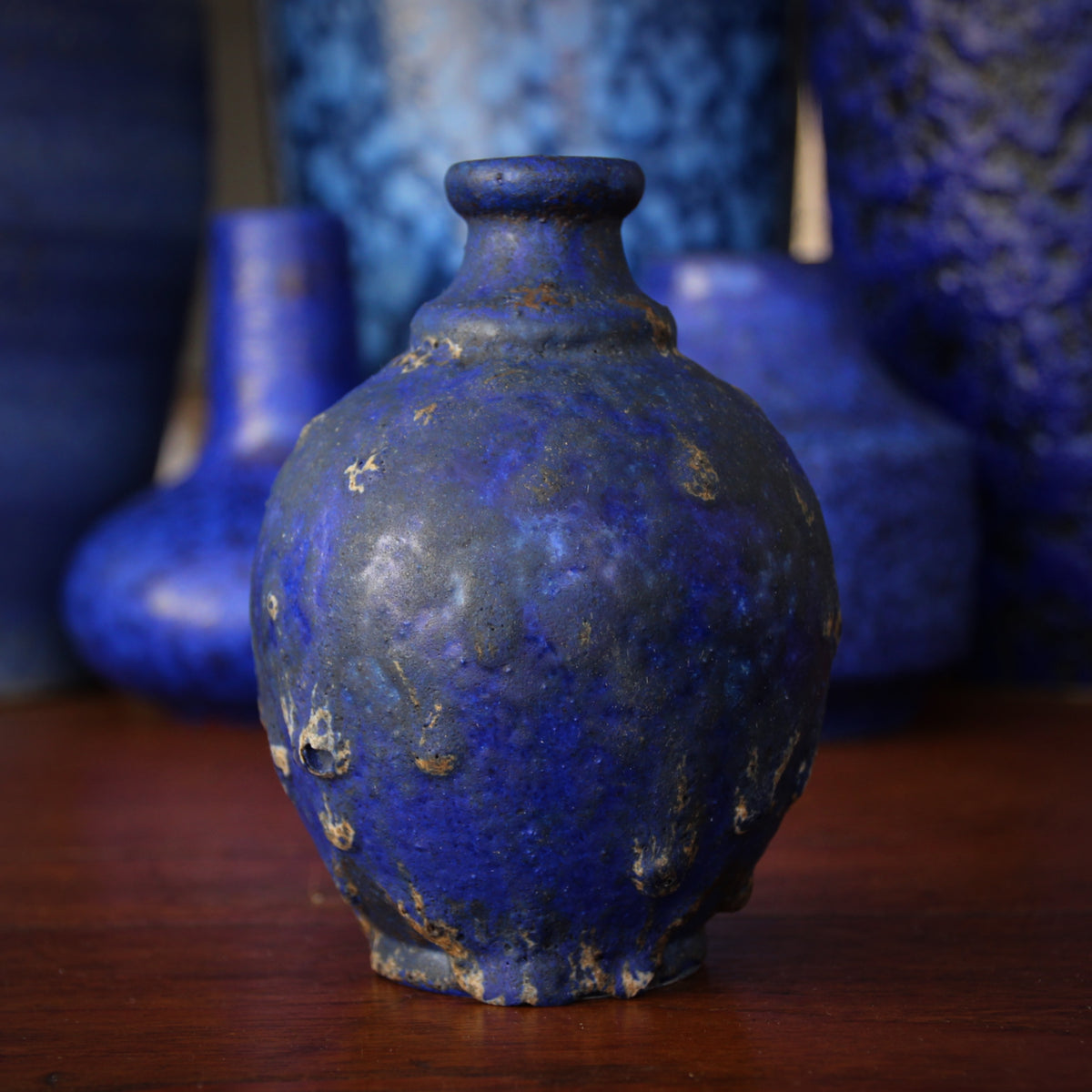 Gerharz Organic Cobalt Vase