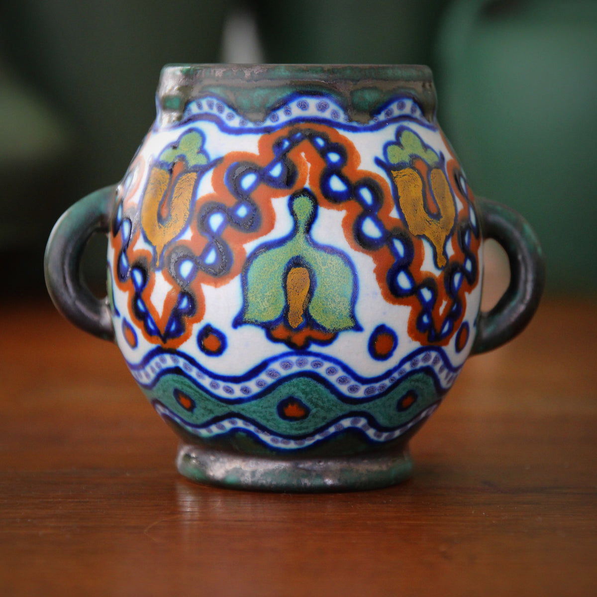 Dutch Hand-Painted Pot