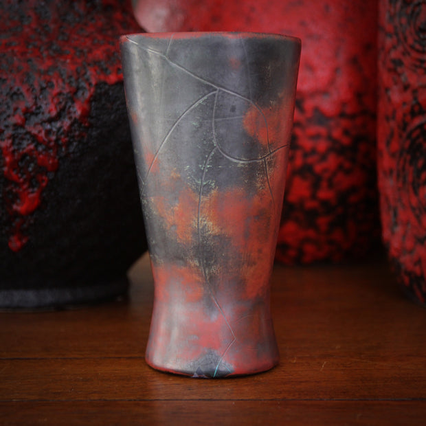 Paul Dressler Red Vase