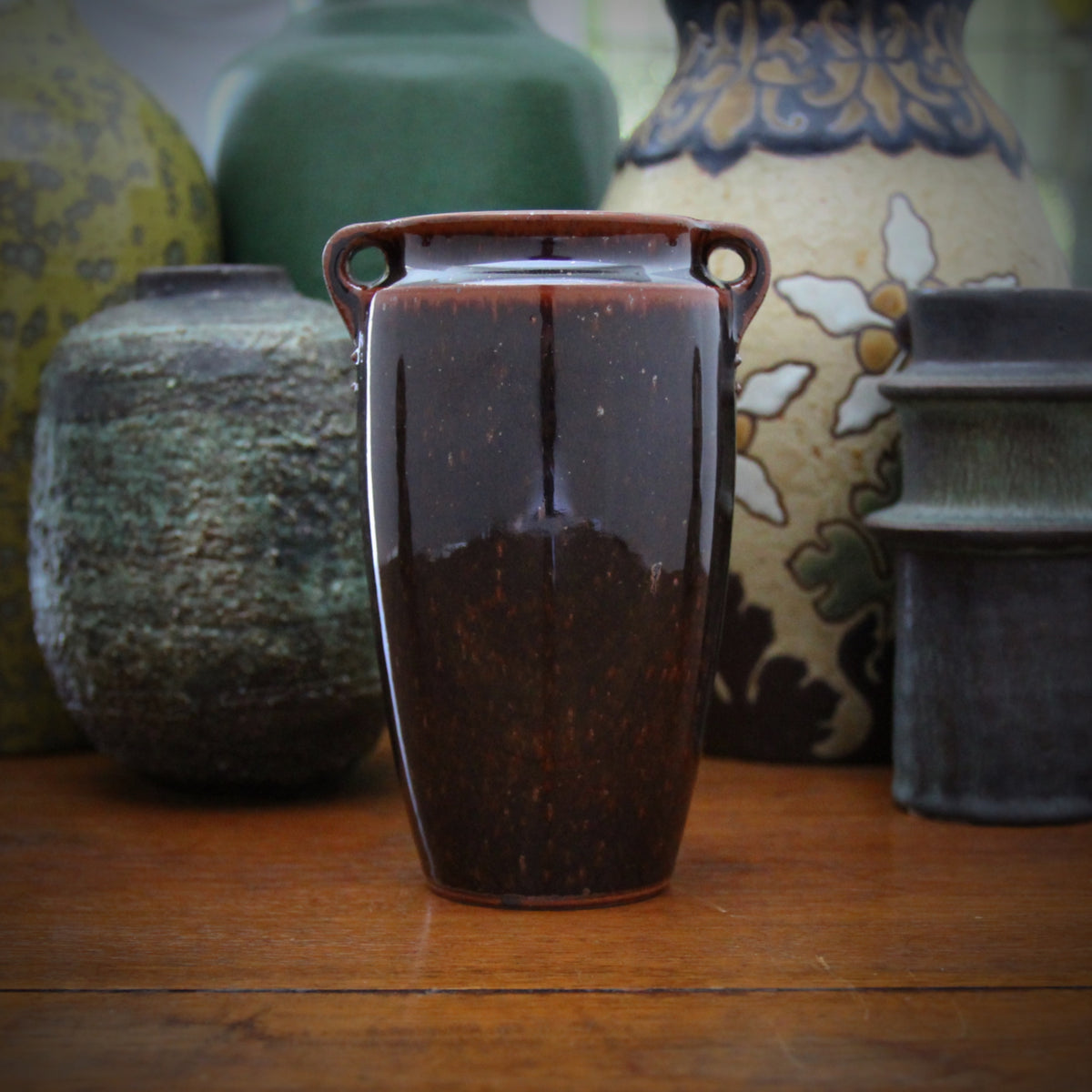 Danish Vase with "Riveted" Handles