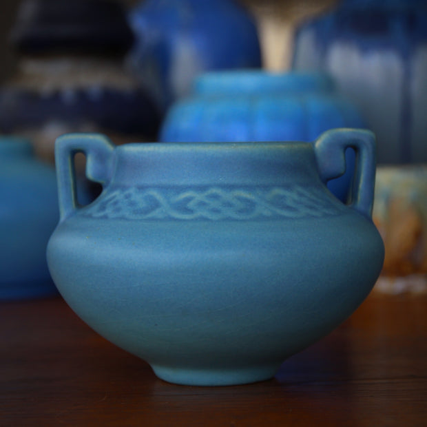 Rookwood Celtic Blue Pot