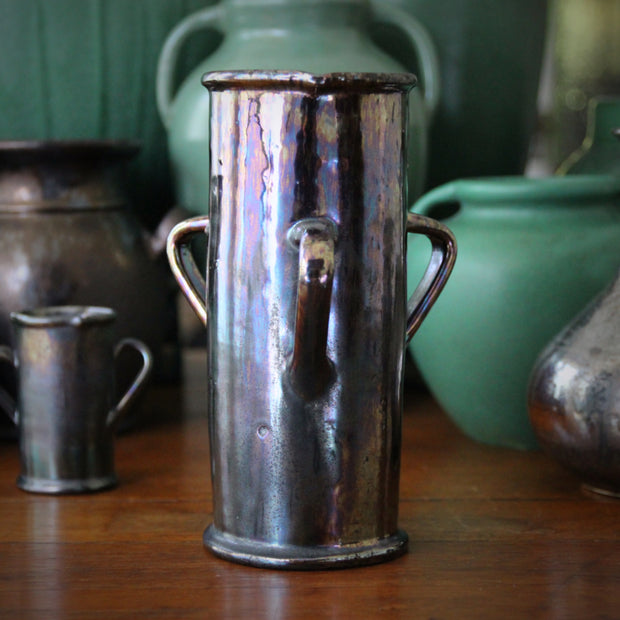 Three-Handled Cylinder Vase