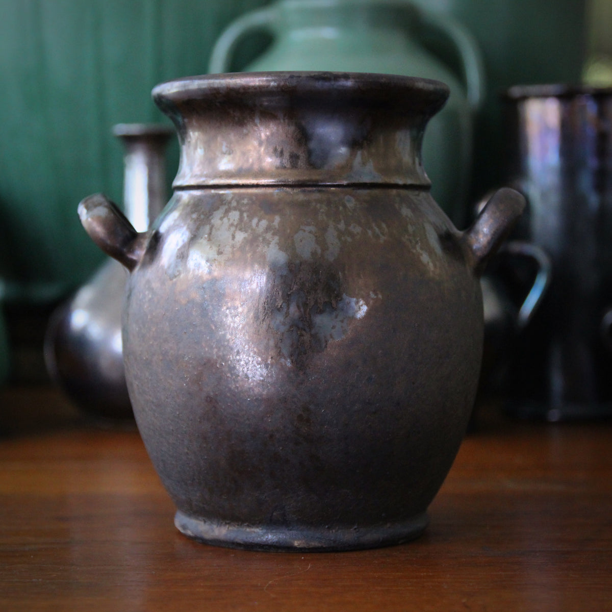 Danish Gunmetal "Beanpot" Vase