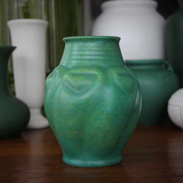 Dappled Green & Blue Vase
