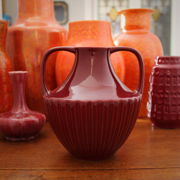 Dutch Oxblood Vase