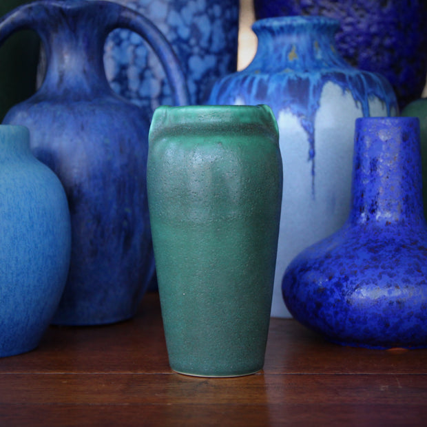 Matte Green Arts & Crafts Vase