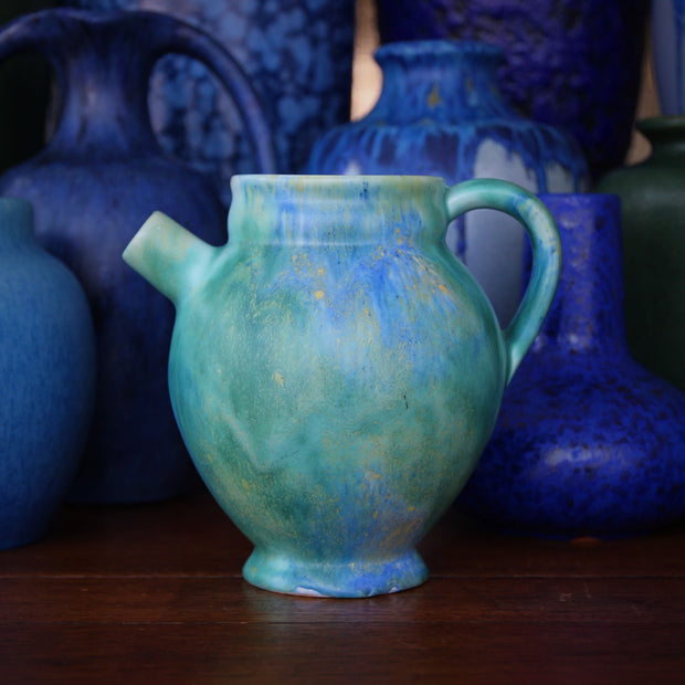 Dappled English Art Deco Jug