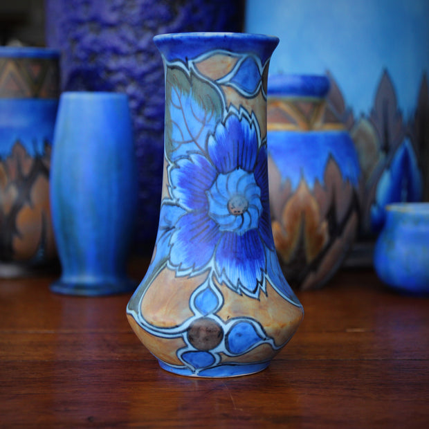 English Deco Trumpet Vase