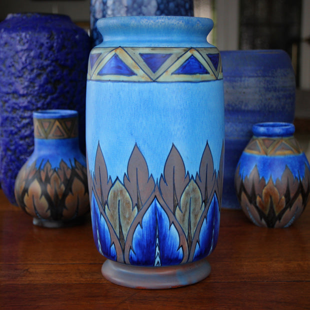 English Deco Floor Vase