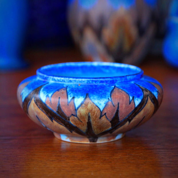 English Deco Hand-Painted Bowl