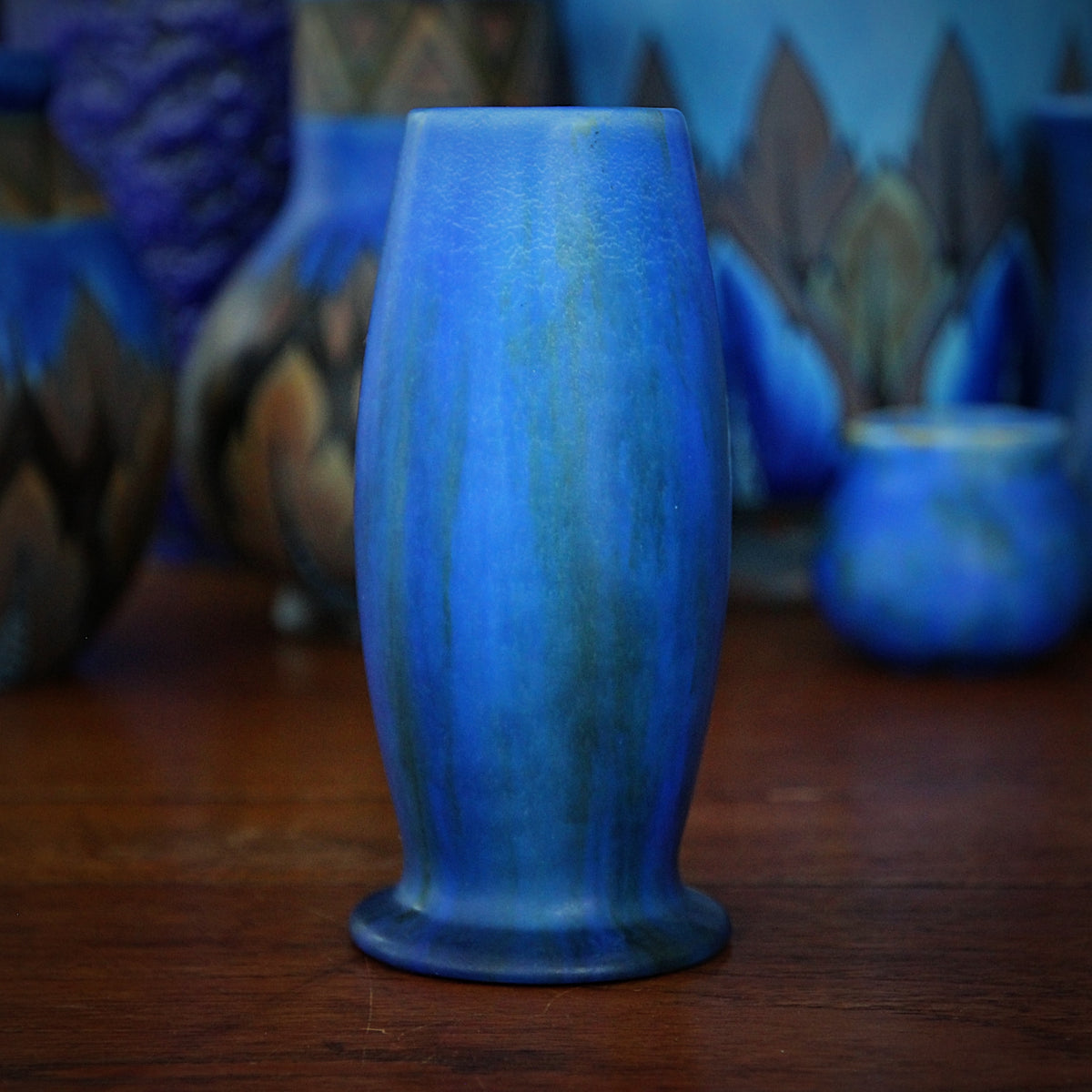 English Deco Mottled Vase