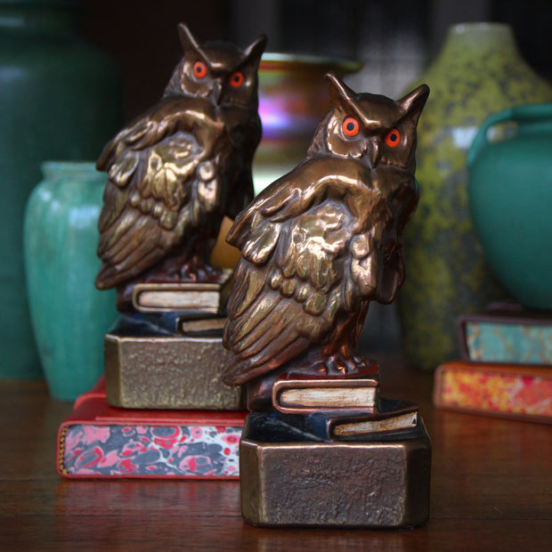 Wise Owl Bookends