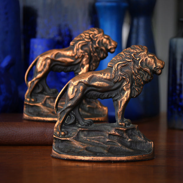 Proud Lions Bookends