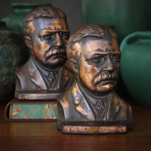 Theodore Roosevelt Bookends