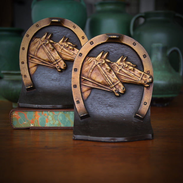 Horse Racing Bookends