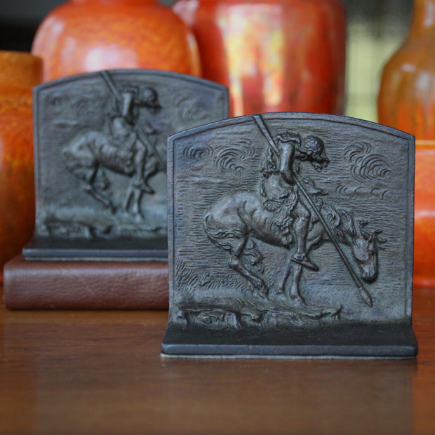 "End of the Trail" Bookends