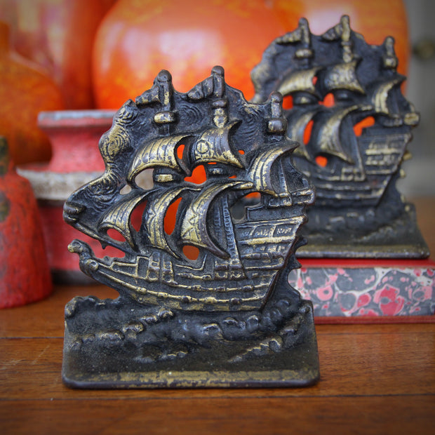 Galleon Bookends
