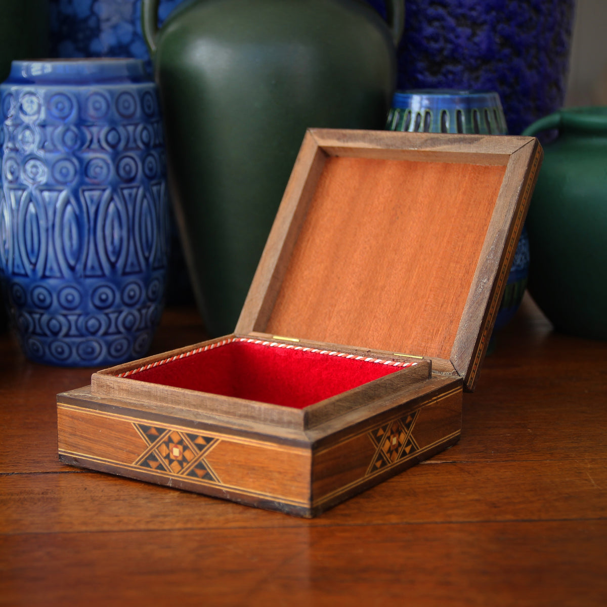 Marquetry Jewelry Box
