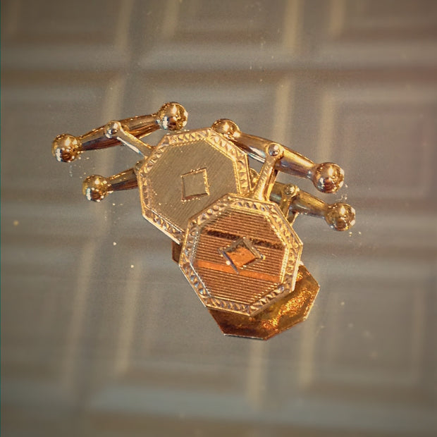 Edwardian Gold-Filled Cufflinks