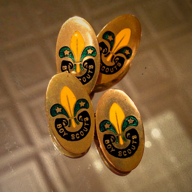 Novelty British Boy Scout Cufflinks