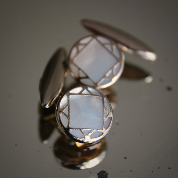 Deco English "Tracery" Cufflinks (BACKSTOCK)