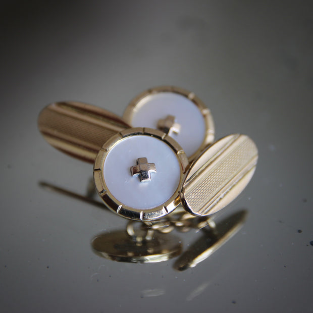 Deco "Heavy Bezel" Cufflinks