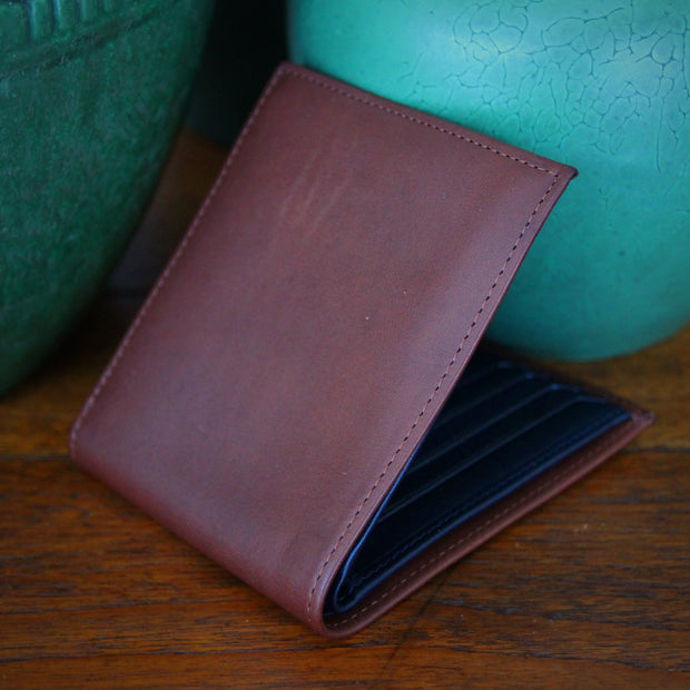 Brown & Navy Classic Wallet