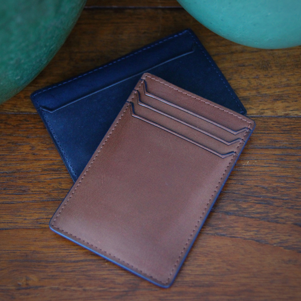 Brown Card Sleeve with Lambskin Lining LEO Design, Ltd. Brown Card Sleeve with Lambskin Lining LEO Design, Ltd.