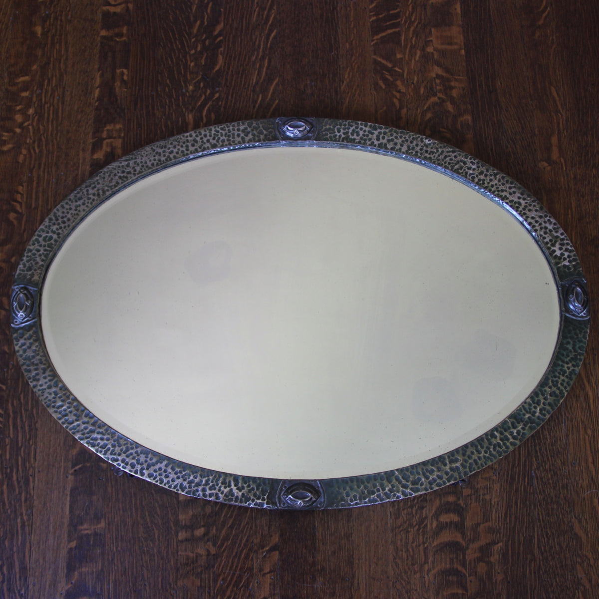 Arts & Crafts Oval Mirror