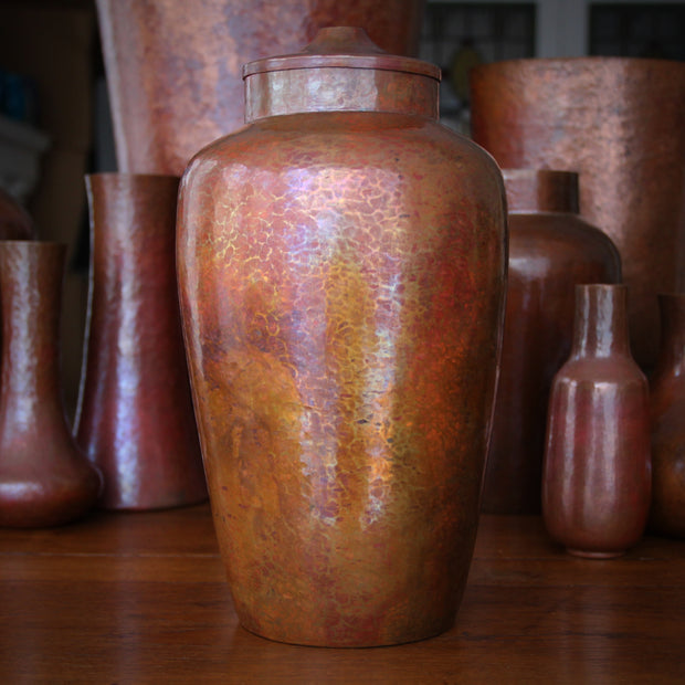 Copper Canopic-Form Jar