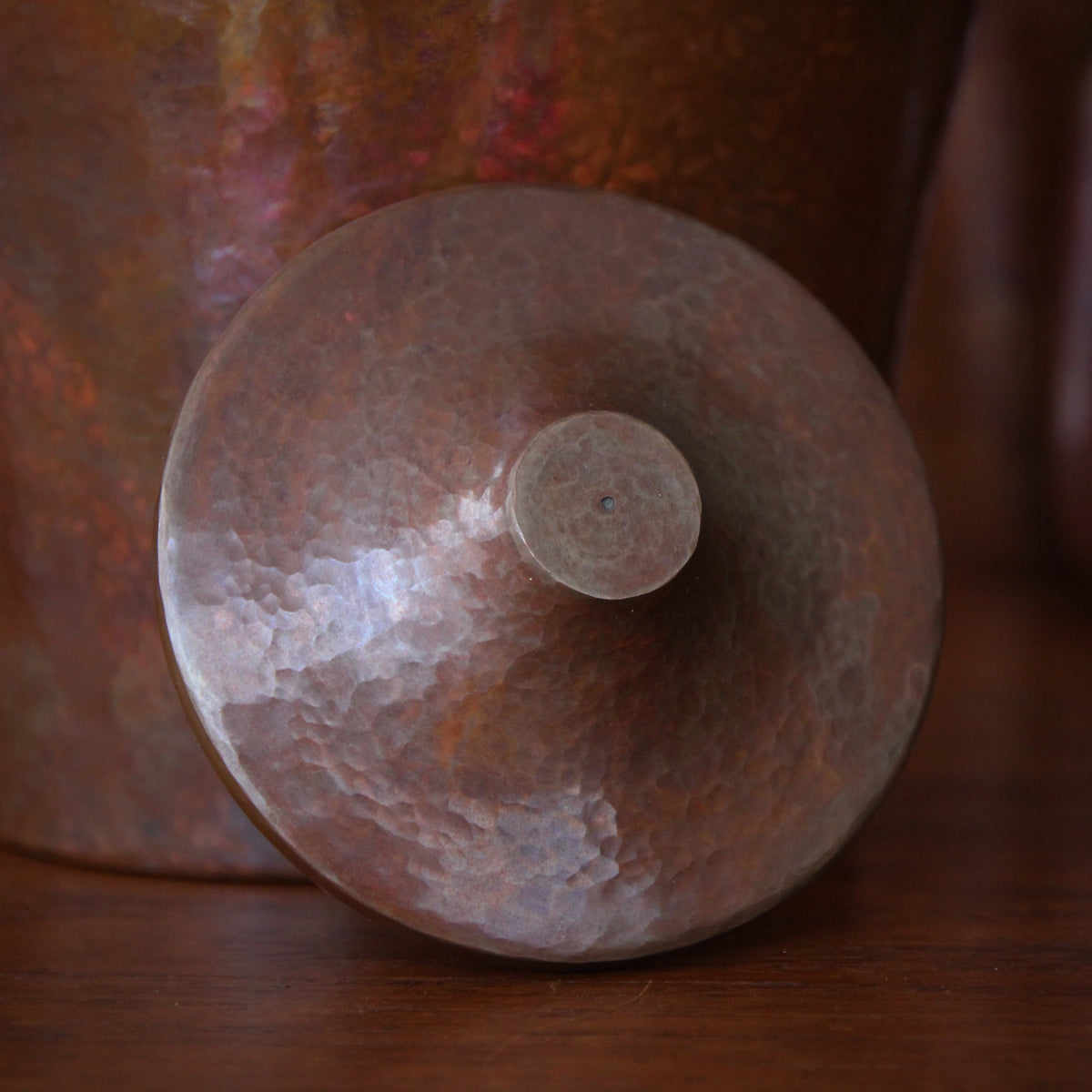 Copper Ginger Jar with Lid