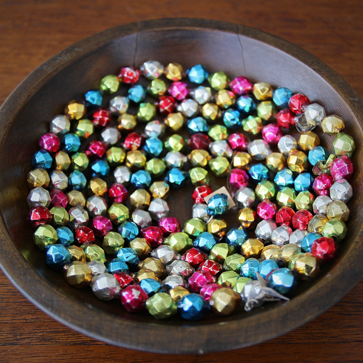 Mercury Glass Christmas Beads