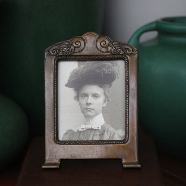Jugendstil Copper Photo Frame