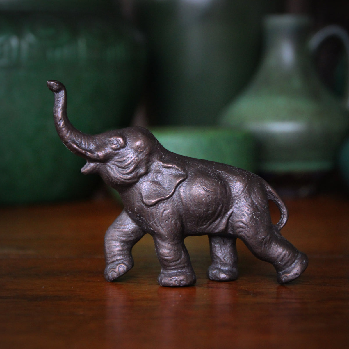 Trumpeting Elephant Sculpture