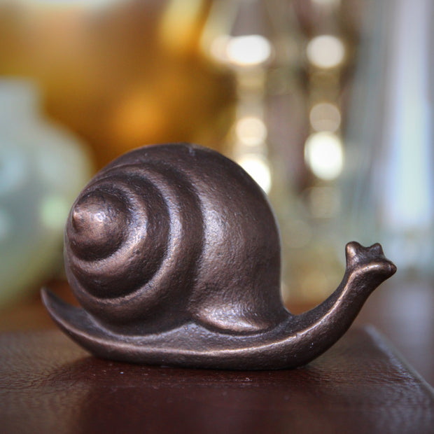 Bronze Snail Sculpture