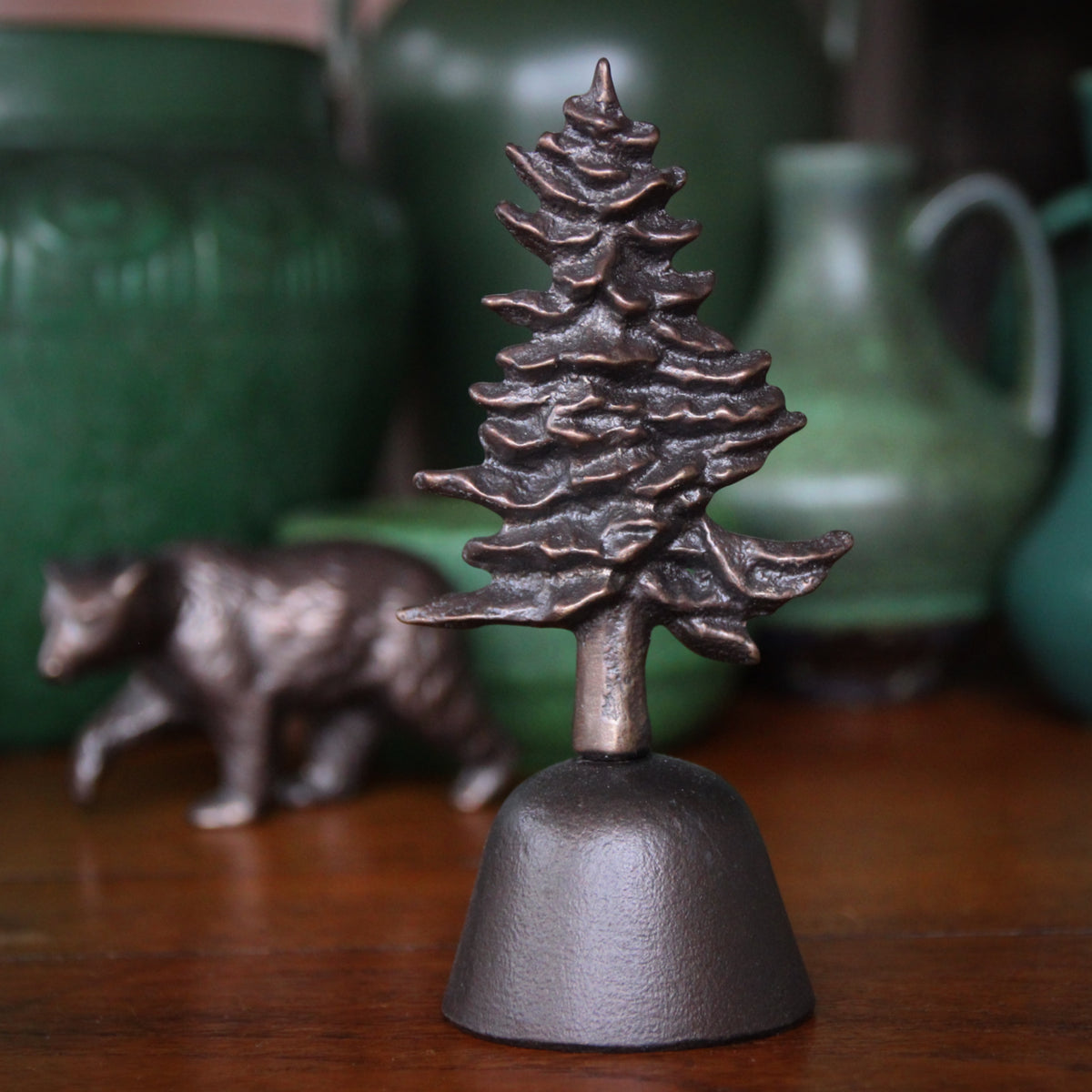 Bronze Pine Tree Bell