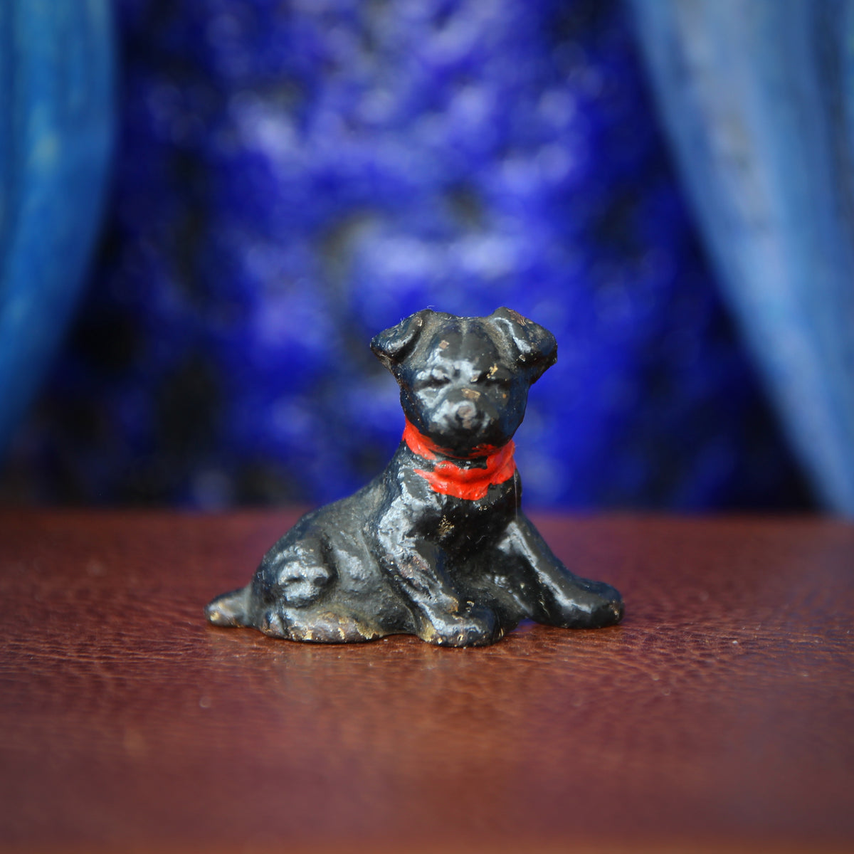 Painted Cast Iron Puppy