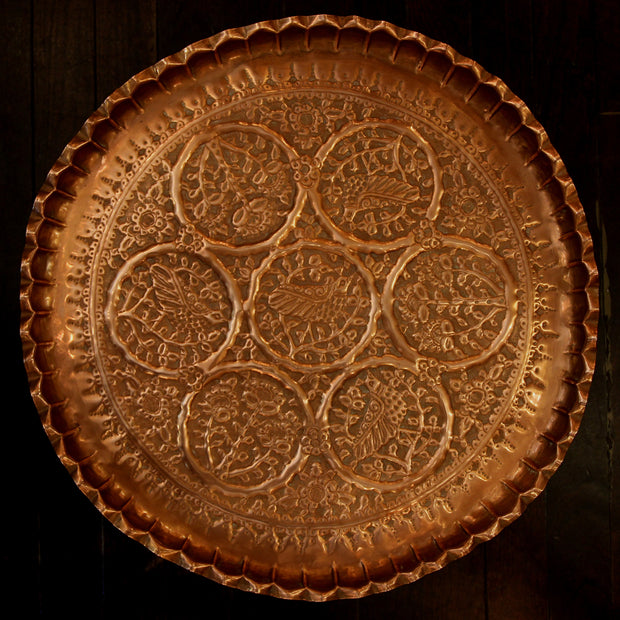 N. African Repoussé Tray