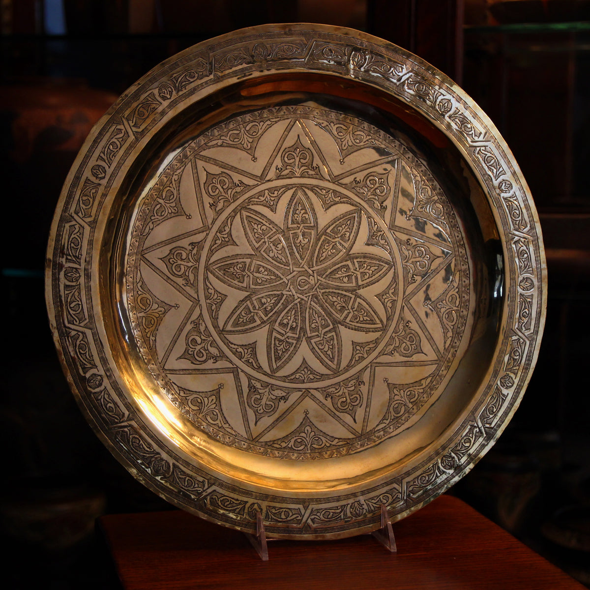 Egyptian Brass Platter