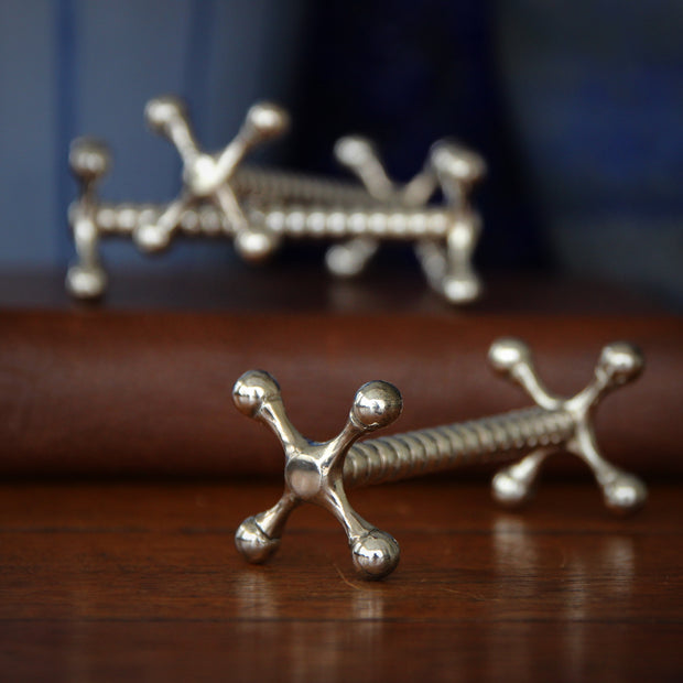 Victorian Silver-Plated Knife Rests